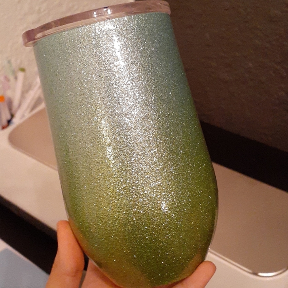 Handmade Colorshift Ombre Wine Tumbler